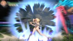 1other 3d 3girls animated blonde_hair blue_eyes blue_hair breasts brown_eyes colored_skin djeeta_(granblue_fantasy) granblue_fantasy granblue_fantasy_versus:_rising highres horns lyria_(granblue_fantasy) multiple_girls nipples nude nude_filter nude_mod outdoors red_skin sound tagme tail third-party_edit versusia_(granblue_fantasy_versus:_rising) video vyrn_(granblue_fantasy)