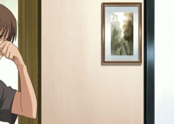 animated animated_gif aniyome_wa_ijippari ass katsuragi_mai morning panties purple_panties skirt underwear