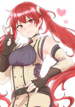 1girl fire_emblem fire_emblem_awakening heart highres looking_at_viewer nintendo red_eyes red_hair reshi_fe severa_(fire_emblem) smile twintails