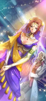 2girls breasts character_request cleavage code_geass dress highres large_breasts multiple_girls tagme