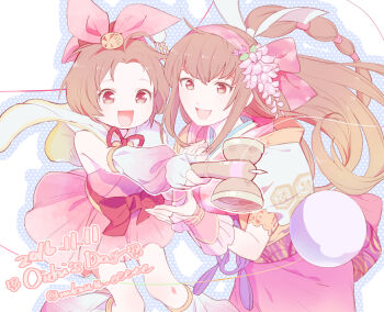 Rule 34 | brown eyes, brown hair, hair ribbon, japanese clothes, kedama (touhou), kimono, mekonu (mknn), oichi (sengoku musou), ponytail, ribbon, sengoku musou, smile