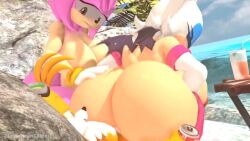 1boy 2girls 3d age_difference amy_rose anilingus animal_ears animated anus artist_name ass ass_grab assisted_sex bat_(animal) bat_ears bat_girl bat_tail bat_wings beach bisexual_female boots bouncing_breasts bracelet breasts can deepthroat drink_can elbow_gloves fellatio fox fox_boy fox_ears furry gloves goggles goggles_on_head green_eyes group_sex hedgehog hedgehog_girl hetero huge_ass huge_breasts jewelry leviantanre lying multiple_girls nipples nude on_back oral palm_tree penis reverse_cowgirl_position rock rouge_the_bat sex sky smile soda_can sonic_(series) sound straddling tagme tails_(sonic) testicles thigh_boots threesome tree video white_gloves wide_hips wings