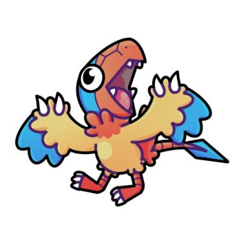 Rule 34 | archen, chibi, draken-rotzi, gen 5 pokemon, nintendo, no humans, open mouth, pokemon, pokemon (creature), pterosaur, simple background, solo, white background