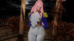 1girl 3d absurdres alternate_costume alternate_hairstyle animated artist_request highres idle_animation long_hair manon_legrand night pink_hair solo street_fighter street_fighter_6 tagme twintails video virt-a-mate