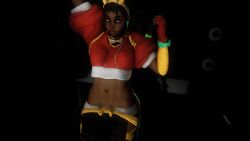 Rule 34 | 3d, abs, animated, black hair, kimberly jackson, modeling, multicolored hair, music, runway, street fighter, street fighter 6, tagme, video, virt-a-mate