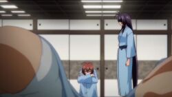 3boys 6+girls accidental_pervert ahoge animated anime_screenshot antenna_hair ass blonde_hair blood blue_hair bouncing_breasts breasts brown_hair chouhi_ekitoku chouun_shiryuu cleavage drill_hair eyepatch grabbing_another's_breast groping himiko_(ikkitousen) huge_breasts ikkitousen ikkitousen_western_wolves kan'u_unchou large_breasts legs looking_at_another miniskirt mole mole_under_mouth multiple_boys multiple_girls navel nipples nude panties purple_hair pussy_juice ryomou_shimei ryuubi_gentoku school_uniform serafuku skirt socks sonsaku_hakufu soujin_shikou tagme thigh_gap torn_clothes underwear upskirt video view_between_legs wardrobe_malfunction white_panties yuri