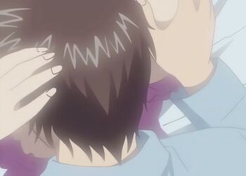 animated animated_gif breasts brown_hair dreaming grabbing_another's_breast groping sakuraba_kotaro sakuraba_minato smile tsuma_tsuma