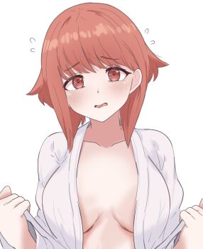 aged_up alternate_breast_size_(larger) breasts embarrassed fire_emblem fire_emblem_fates large_breasts looking_at_viewer nintendo red_eyes red_hair sakura_(fire_emblem) tavi_(hosheezus)