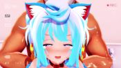 2boys 3d age_difference ahegao anal animal_ears animated anus arm_held_back arms_behind_back bathroom blue_eyes blue_hair blush bouncing_penis collar completely_nude cum cum_in_ass cumdrip dark-skinned_male dark_skin doggystyle ejaculating_while_penetrated ejaculation erection fake_animal_ears foreskin fucked_silly hacka_doll hacka_doll_3 hair_ornament handsfree_ejaculation heart heart-shaped_pupils highres indoors interracial long_hair looking_at_viewer male_focus male_penetrated moaning multiple_boys nanasi108 navel nipples nude open_mouth orgasm penis phimosis recording sex sex_from_behind shota small_penis sound standing standing_sex sweat symbol-shaped_pupils tearing_up tears testicles trap urinal video yaoi