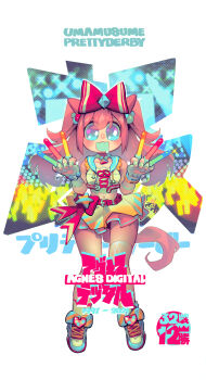 Rule 34 | 1997, 1girl, 2021, agnes digital (umamusume), animal ears, asymmetrical legwear, belt, belt buckle, blue eyes, blush, boots, bow, bowtie, buckle, carrot, character name, copyright name, crop top, dress, drooling, full body, hair bow, hands up, heart, high heel boots, high heels, highres, horizontal-striped thighhighs, horse ears, horse girl, horse tail, inaki shinrou, kneehighs, knees together feet apart, long hair, looking at viewer, midriff, mismatched legwear, mouth drool, open mouth, pink dress, pink hair, pleated skirt, red belt, saliva, shirt, simple background, single kneehigh, single sock, single thighhigh, skirt, smile, socks, solo, striped clothes, striped thighhighs, tail, thighhighs, thighhighs under boots, two side up, umamusume, uneven legwear, very long hair, white background, white boots, white shirt, white skirt, white thighhighs, yellow bow