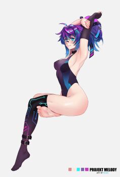 absurdres breasts highres large_breasts melody_(projektmelody) ponytail rodc_art virtual_youtuber vshojo