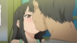 1boy 1girl adachi_tenka age_difference animated anime_screenshot bare_arms bare_shoulders black_hair breast_sucking breasts censored clothed_male_nude_female clothes_lift collarbone cum cum_in_pussy cumdrip french_kiss gluteal_fold hair_between_eyes hand_on_another&#039;s_hip hetero highres kiss licking_nipple light_blush loli long_hair missionary moaning mosaic_censoring nipple_stimulation nipples no_bra nude off-shoulder_shirt off_shoulder one-side_ponytail open_fly pants penis purple_shirt pussy sex shirt shirt_lift short_shorts short_sleeves shorts shoujo_ramune sidelocks small_breasts sound spread_legs stomach undressing_another vaginal video white_shirt yellow_eyes