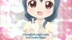 3girls animated annoyed breast_envy breasts cup drinking flat_chest furutani_himawari furutani_kaede giving glass holding holding_cup indoors milk multiple_girls oomuro_sakurako siblings sisters sitting sound tagme video yuruyuri