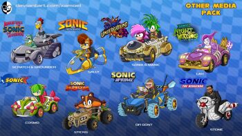 adventures_of_sonic_the_hedgehog agent_stone beard bird black_eyes blonde_hair blue_eyes brown_fur brown_hair car cellphone chicken child cosmo_the_seedrian dic_entertainment dr._don&#039;t facial_hair ghost ghost_girl green_fur green_hair grounder hedgehog jacket manic_the_hedgehog medium_hair motor_vehicle motorcycle orange_fur orange_hair paramount_pictures phone pink_fur pink_hair robot sally_acorn scratch_(sonic) sega smile sonia_the_hedgehog sonic_ sonic_(live_action) sonic_(series) sonic_boom_(series) sonic_prime sonic_racing:_crossworlds sonic_the_hedgehog_(movie) sonic_the_hedgehog_(satam) sonic_underground sonic_unleashed sonic_x spiked_hair squirrel sticks_the_badger sunglasses tms_entertainment tribal twintails vehicle_focus