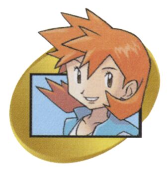00s 1girl brown_eyes gym_leader jacket looking_at_viewer medium_hair misty_(pokemon) official_art open_clothes open_jacket pokemon pokemon_gsc pokemon_tcg scan smile source_request spiked_hair sugimori_ken translation_request upper_body