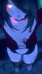 3d animated bouncing_breasts breasts medium_breasts ruma_vr sound tagme thick_thighs thighhighs thighs video vrchat