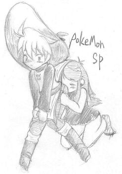 2girls ass ass_grab belt blush boots brain_defects_(artist) china_dress chinese_clothes closed_eyes denim dress face_in_ass fart farting_in_face feathers green_(pokemon) hat head_on_ass jeans loli long_hair multiple_girls nintendo pants pokemon pokemon_adventures reverse_trap scared smell smelling smelling_ass source_request straw_hat through_clothes yellow_(pokemon) yuri