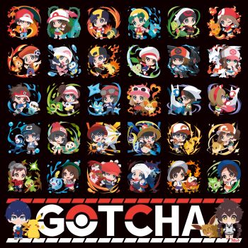 18ch 6+boys 6+girls akari_(pokemon) aqua_hair artist_name backwards_hat bandana baseball_cap beanie bird black-framed_eyewear black_background black_hair blue_eyes blue_hair brendan_(pokemon) bright_pupils brown_eyes brown_fur brown_hair calem_(pokemon) cat charizard chase_(pokemon) chibi chikorita chimchar colored_skin commentary copyright_name crocodilian cyndaquil dawn_(pokemon) eevee elaine_(pokemon) elio_(pokemon) ethan_(pokemon) eyewear_on_headwear fangs fennekin fire florian_(pokemon) fox froakie frog fuecoco gen_1_pokemon gen_2_pokemon gen_3_pokemon gen_4_pokemon gen_5_pokemon gen_6_pokemon gen_7_pokemon gen_8_pokemon gloria_(pokemon) gotcha! gotcha!_boy_(pokemon) gotcha!_girl_(pokemon) green_fur green_headwear grey_headwear grookey hat highres hilbert_(pokemon) hilda_(pokemon) hisuian_decidueye hisuian_poke_ball hisuian_samurott holding holding_poke_ball holding_stick juliana_(pokemon) kris_(pokemon) latias latios leaf leaf_(pokemon) legendary_pokemon long_hair looking_at_viewer low_twintails lucas_(pokemon) lunala lyra_(pokemon) may_(pokemon) monkey multiple_boys multiple_girls naranja_academy_school_uniform nate_(pokemon) nintendo one_eye_closed open_mouth oshawott owl penguin pikachu piplup poke_ball poke_ball_(basic) poke_ball_print pokemon pokemon_(creature) pokemon_bw pokemon_bw2 pokemon_frlg pokemon_gsc pokemon_hgss pokemon_legends:_arceus pokemon_lgpe pokemon_oras pokemon_rse pokemon_sm pokemon_sv pokemon_swsh pokemon_usum pokemon_xy ponytail popplio print_headwear red_(pokemon) red_bandana red_eyes red_headwear rei_(pokemon) reshiram rosa_(pokemon) rowlet school_uniform sea_lion selene_(pokemon) serena_(pokemon) short_hair snivy sobble solgaleo sprigatito stick sun_hat sunglasses tail torchic totodile treecko twintails uva_academy_school_uniform venusaur victor_(pokemon) visor_cap water white-framed_eyewear white_headwear white_pupils yellow_skin zekrom