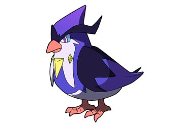 beak bird nexomon nexomon_(creature) no_humans official_art perchara simple_background solo transparent_background