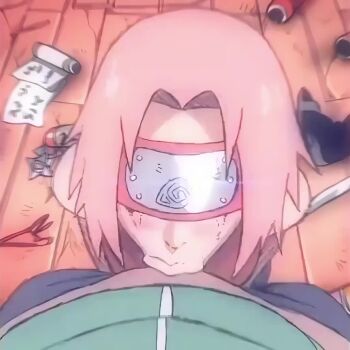 Rule 34 | 1boy, 1girl, :>=, animated, arms behind back, audionoob, bare shoulders, bdsm, blindfold, blurry border, blush, bondage, bound, breasts, covered eyes, curtained hair, d-art, dark-skinned male, dark skin, deepthroat, erection, faceless, faceless male, fellatio, forehead protector, from above, haruno sakura, headband, headband over eyes, hetero, indoors, irrumatio, kneeling, konohagakure symbol, looping animation, medium breasts, naruto (classic), naruto (series), naruto shippuuden, ninja, oral, parted bangs, penis, penis out, pink hair, pov, pov crotch, red headband, scroll, short hair, shuriken, sidelocks, slurping, sound, uncensored, video, weapon, wooden floor