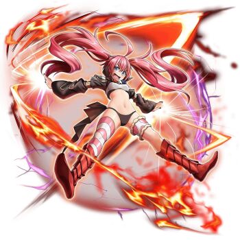 1girl milim_nava official_art pink_hair smile source_request tagme tensei_shitara_slime_datta_ken