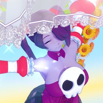 3d breasts highres large_breasts skullgirls squigly_(skullgirls) tagme zombie