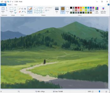 1other art_program_in_frame christian_young english_text hill landscape microsoft_paint_(medium) microsoft_paint_(software) mini_person mountainous_horizon original outdoors painterly path road scenery screencap walking