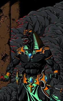 Rule 34 | ancient egyptian, ancient egyptian clothes, anubis (mythology), dragon ball, dragon ball super, dragonball z, dragonball z battle of gods, egyptian mythology, helmet, pharaoh