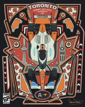 car chuangraphics english_text highres leaf maple_leaf motor_vehicle original poster_(medium) toronto vehicle_request