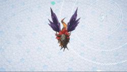 1boy android animated armor blue_shirt brown_hair claws commentary_request digimon digimon_(creature) digimon_adventure_tri. evolution gloves helmet horns long_hair metalgreymon muscular open_mouth red_hair sharp_teeth shirt tail teeth transformation video wargreymon white_gloves wings