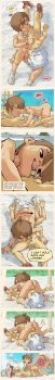 2boys 69 absurdres anus ass censored deepthroat dry_orgasm fellatio highres irrumatio kodomo_doushi long_image male_focus multiple_boys nipple_stimulation nipple_tweak oral penis shota small_penis socks tall_image testicles tetongu yaoi