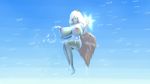 1girl 3d adventure_time animated barefoot blue_skin bouncing_breasts breasts cold colored_skin completely_nude crown cryokinesis excessive_lactation female_focus floating full_body huge_breasts ice_queen_(adventure_time) lactation long_hair magic mike_inel navel nipples nude snow solo tagme very_long_hair video white_hair