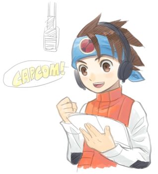acting artist_request bandana brown_hair capcom child jacket lan_hikari_(mega_man) lan_hikari_(mega_man) mega_man_(series) mega_man_battle_network mega_man_battle_network_(series) script voice_actor