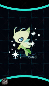 Rule 34 | antennae, blue eyes, celebi, colored skin, commentary, fairy wings, gen 2 pokemon, green skin, highres, legendary pokemon, looking at viewer, meme (sleepsheep), mythical pokemon, nintendo, no humans, pokemon, pokemon (anime), pokemon (classic anime), pokemon (creature), pokemon 4ever - celebi: the voice of the forest, pokemon focus, sparkle, symbol-only commentary, wings