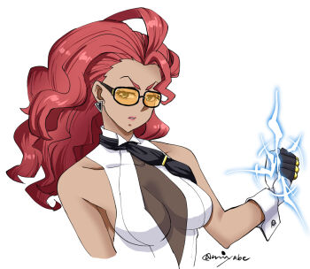 1girl breasts crimson_viper dark-skinned_female dark_skin large_breasts long_hair street_fighter street_fighter_6