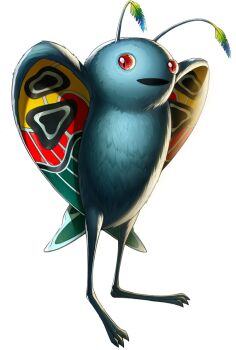 antennae artist_request black_eyes colored_sclera demon_(megami_tensei) moth_antennae mothman_(megami_tensei) official_art open_mouth persona persona_5 persona_5:_the_phantom_x red_sclera shin_megami_tensei slit_pupils solo standing third-party_source transparent_background wings