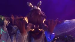 2021 3d after_vaginal aftersex animated blue_hair breasts clothed_sex cowgirl_position cum cum_in_pussy cum_inflation dark-skinned_male dark_skin deep_penetration eula_(genshin_impact) female_pervert genshin_impact girl_on_top grinding happy_sex highres hilichurl_(genshin_impact) hug huge_penis inflation large_penis leggings medium_breasts mihoyo monster pale_skin penis penis_awe pervert pussy sex shiny_skin size_difference sound stomach_bulge straddling sweat sword thong uncensored vaginal vicineko video weapon