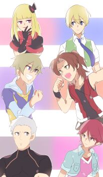 Rule 34 | absurdres, blonde hair, daimon masaru (digimon savers), digimon, digimon savers, fujieda yoshino, gothic lolita, gotm tknr, hat, highres, ivan (digimon), lolita fashion, long hair, mini hat, nanami (digimon), pink eyes, pink hair, ribbon, short hair, thoma h. norstein, tsubasa kouki