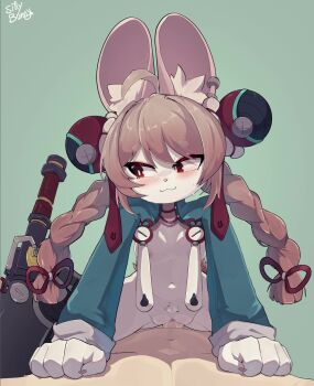 1boy 1girl absurdres ahegao ahoge animal_ear_fluff animal_ears animated axe blush bouncing_breasts braid breasts bright_pupils cowgirl_position cum cum_in_pussy ear_piercing furry furry_female furry_with_non-furry girl_on_top hetero highres interspecies loli long_hair long_sleeves looking_at_viewer naughty_face navel nipples open_mouth penis piercing pink_hair pussy pussy_juice rabbit_ears rabbit_girl red_eyes sex short_eyebrows silly_bunny small_breasts smile straddling tagme thick_eyebrows thighs torogao twin_braids uncensored vaginal video white_fur white_pupils zenless_zone_zero zhao_(zenless_zone_zero)