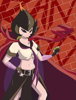 Rule 34 | 1girl, bancholilimon, banchou, delinquent, digimon, female focus, highres, school uniform, serafuku, solo, yo-yo