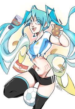 argentina argentinian_flag bad_source brazilian_miku hatsune_miku highres smile solo vocaloid worldwide_miku