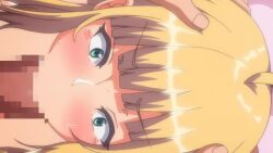 10s 1boy 1girl 2018 :>= animated blonde_hair blue_eyes blush bouncing_breasts breasts breasts_out brother_and_sister censored cleavage fellatio from_below from_side hand_on_another's_head hanging_breasts hetero indoors interior irrumatio komiya_rina komiya_takashi large_breasts muttsuri_dosukebe_tsuyu_gibo_shimai_no_honshitsu_minuite_sex_sanmai nipples oral panties penis pussy_juice siblings sound tagme underwear video