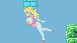 1girl animated ass blonde_hair blooper blue_eyes breasts flash flash_game huge_breasts ivan-aedler mario_(series) nintendo nipples penis pregnant princess princess_peach pussy super_mario_bros._1 text_focus uncensored video