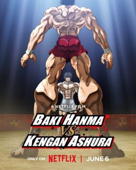 Rule 34 | 2boys, abs, ankleband, artist request, ass peek, bad link, bad reddit link, baki hanma vs kengan ashura, black hair, brown hair, copyright request, crossover, faceoff, grappler baki, hanma baki, kengan (series), kengan ashura, kengan omega, male focus, messy hair, multiple boys, muscular, muscular male, netflix, official art, scar, scar on arm, scar on back, scar on shoulder, short hair, source request, strong, tall male, tokita ouma, topless male, veins, veiny arms, veiny crotch, veiny face, veiny neck, vs