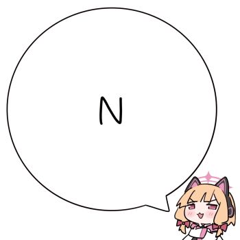 1girl animal_ear_headphones animal_ears blonde_hair blue_archive cat_ear_headphones cat_ears commentary fake_animal_ears halo headphones highres meme momoi_(blue_archive) negative_space pink_halo racist_momoi_(meme) solo speech_bubble tuna_(tuna2_5) white_background