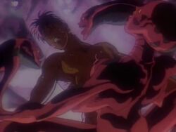 1990s_(style) 1991 1boy 3girls amano_megumi_(urotsukidouji) animated black_hair blue_eyes bouncing_breasts breasts brown_hair demon demon_girl extra_breasts fangs fellatio girl_on_top green_hair grabbing_own_breast hetero implied_sex licking licking_nipple licking_penis lowres medium_breasts multiple_girls navel nipple_stimulation nipples no_pupils nude oral orange_hair penis rape retro_artstyle sex short_hair snake snake_girl sound spread_legs straddling sweat tagme takeaki_kiryu tentacle_sex tentacles tongue urotsukidouji vaginal video yellow_eyes