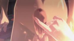 1boy 1girl 3d animated censored female_pov hetero outdoors penis pov sandwichworks sound tagme takarasagashi_no_natsuyasumi testicles video