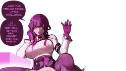 1boy 1girl animated anus audible_speech bdsm caelus_(honkai:_star_rail) cbt endymionva english_text femdom honkai:_star_rail honkai_(series) kafka_(honkai:_star_rail) lipstick lipstick_mark lipstick_mark_on_testicles lipstick_mark_on_penis lipstick_ring makeup nyantcha penis purple_hair rope sound spanked spanking tagme testicles trailblazer_(honkai:_star_rail) video