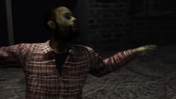 00s 2girls 3d action animated arm_support attack bad_tag black_gloves black_skirt blue_eyes blue_tube_top boots breasts brown_footwear brown_hair building capcom city dual_wielding english_text fingerless_gloves fire gloves gun handgun hanging harness highres holding holding_gun holding_handgun holding_pistol holding_weapon jill_valentine large_breasts multiple_boys multiple_girls neck_snap necksnap night outdoors peril pistol resident_evil resident_evil:_the_umbrella_chronicles resident_evil_3:_nemesis road running scissorhold shirt_tied_around_waist short_hair skirt sky solo_focus sound straight_hair strapless street subtitled swept_bangs throwing tube_top undead video walking watermark weapon zombie