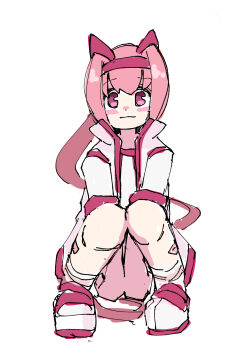 Rule 34 | 1girl, absurdres, animal ears, bandaid, bandaid on leg, blush, bow, buruma, ear bow, ear covers, flower-shaped pupils, flower in eye, gloves, hairband, haru urara (bestest prize) (umamusume), haru urara (umamusume), headband, highres, horse ears, horse girl, horse tail, jacket, long hair, looking at viewer, pink buruma, pink eyes, pink hair, pink headband, ponytail, red buruma, red gloves, red headband, shirt, smile, solo, sudzume, symbol-shaped pupils, symbol in eye, tail, umamusume